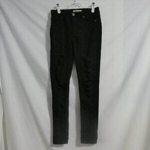 BLUE SPICE size 5 black distressed / destroyed / damage denim BNWOT